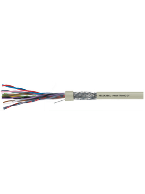 Helukabel - 21042 - Control cable 12 x 2 x 0.25 mm2 shielded Bare copper stranded wire grey, 21042, Helukabel