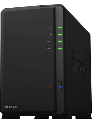 Synology - DS216PLAY - DiskStation 2-bay (diskless), DS216PLAY, Synology