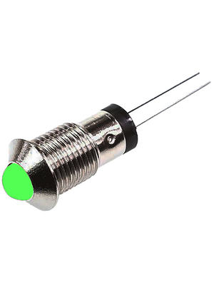 Marl - 571-514-04 - LED Indicator green 2.8 VDC Soldering Pins, 571-514-04, Marl
