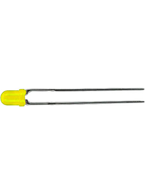 Kingbright - L-937YYD - AC current LEDs yellow 3 mm (T1), L-937YYD, Kingbright