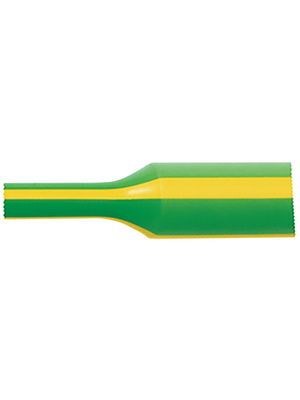 TE Connectivity - 5038114002 - Heat-shrink tubing 12 mm : 6 mm yellow/green 12 mm x 6 mm - DCPT-12/6-45-SP, 5038114002, TE Connectivity
