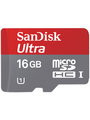 SanDisk - SDSDQUIN-016G-G4 - Ultra microSDHC 16 GB 10 / UHS-I / U3, SDSDQUIN-016G-G4, SanDisk