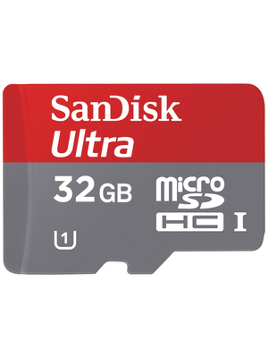 SanDisk - SDSDQUA-032G-U46A - Ultra microSDHC 32 GB 10 / UHS-I, SDSDQUA-032G-U46A, SanDisk