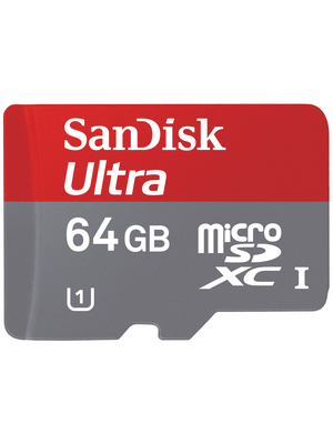 SanDisk - SDSDQUA-064G-U46A - Ultra microSDXC 64 GB 10 / UHS-I, SDSDQUA-064G-U46A, SanDisk