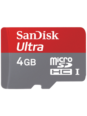 SanDisk - SDSDQYA-004G-U46A - Ultra microSDHC 4 GB 6 / UHS-I, SDSDQYA-004G-U46A, SanDisk