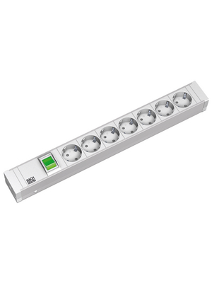 Bachmann - 333.000 - Outlet strip, 1 Switch, 7xF (CEE 7/3), 2 m, F (CEE 7/4), 333.000, Bachmann