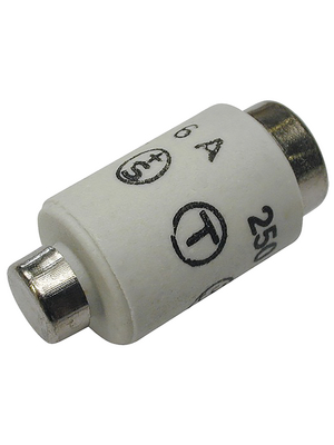 Schurter - 0001.2011 - DIAZED fuse 6 A DI, 0001.2011, Schurter
