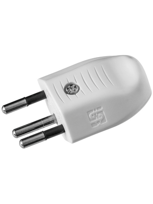 Steffen - CONNECTOR T12 WHITE PARTLY ISO - Mains Plug Type 12 , white, CONNECTOR T12 WHITE PARTLY ISO, Steffen