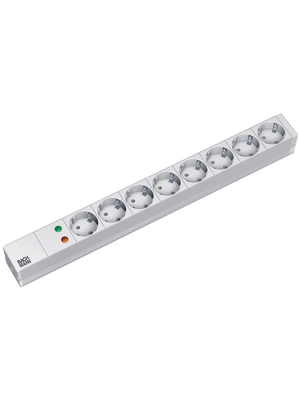 Bachmann - 333.404 - Outlet strip, 8xF (CEE 7/3), 1.75 m, F (CEE 7/4), 333.404, Bachmann