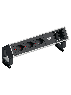 Bachmann - 902.408 - Power Strip, 3xCH/T13 DESK 2, 902.408, Bachmann