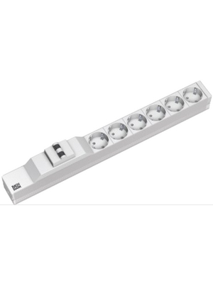 Bachmann - 333.412 - Outlet strip, Fuse, 6xF (CEE 7/3), 2 m, F (CEE 7/4), 333.412, Bachmann