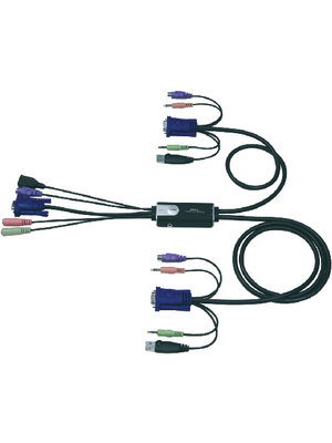 Aten - CS52A - Easy Hybrid KVM Switch 2-port VGA USB / PS/2, CS52A, Aten