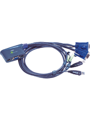Aten - CS62US - Easy KVM switch 2-port VGA USB, CS62US, Aten