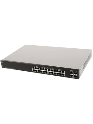 Cisco Small Business - SLM2024PT-EU - SG200-26P 26x 10/100/1000 (12x PoE) 2x SFP 19", SLM2024PT-EU, Cisco Small Business