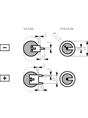 Varta Microbattery - 2/V250H KM SLF - Button cell battery pack 2.4 V 240 mAh, 2/V250H KM SLF, Varta Microbattery