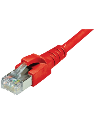 Daetwyler Cables - 653671 - Patch cable CAT6A ISO/IEC S/FTP 7.50 m red, 653671, D?twyler Cables