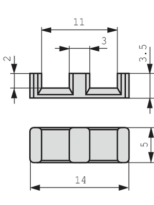 EPCOS - B66281GX187 - ELP 14 core, B66281GX187, EPCOS