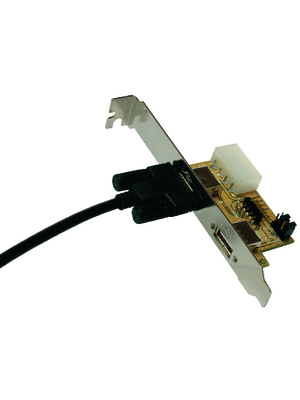 Exsys - EX-1060V - USB Adapter with Screw Retainers IDC10 C 2x USB, m C f, EX-1060V, Exsys