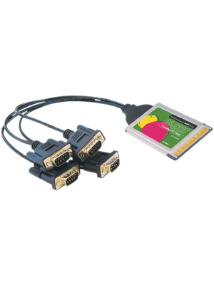 Exsys - EX-1354 - PC Card Serial RS232 4-port, EX-1354, Exsys