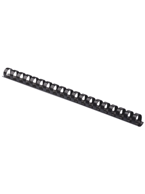 Fellowes - 5346108 - Plastic binding combs, round black 100 units, 5346108, Fellowes