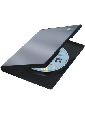 Fellowes - 83357 - DVD cases 5pieces,black, 83357, Fellowes