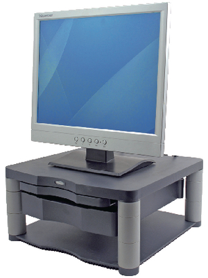 Fellowes - 9169501 - Monitor stand Premium Plus grey-black, 9169501, Fellowes