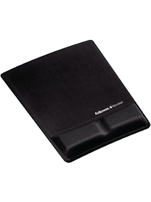 Fellowes - 9181201 - Health-V wrist rest with mouse pad material black, 9181201, Fellowes