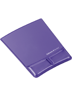 Fellowes - 9183501 - Health-V wrist rest with Crystals mouse pad violet, 9183501, Fellowes