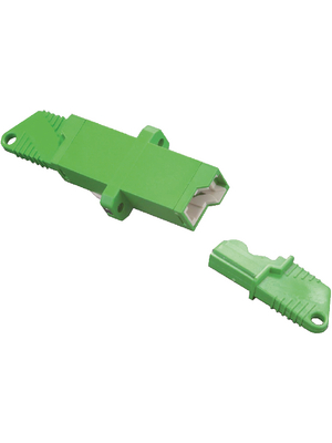 FibreFab - E2APCUGREEN - FO adapter E2000-APC/E2000-APC SingleMode simplex, E2APCUGREEN, FibreFab