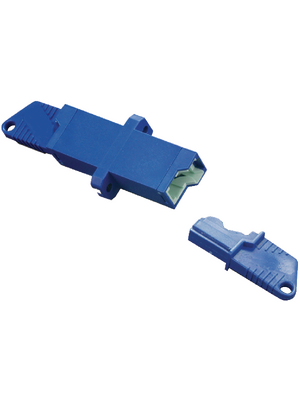 FibreFab - E2UBLUE - FO adapter E2000/E2000 SingleMode simplex, E2UBLUE, FibreFab