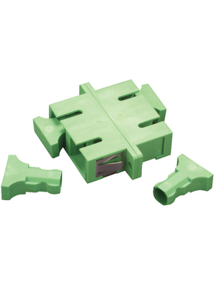FibreFab - SCAPCUDGREEN - FO adapter SC-APC/SC-APC SingleMode duplex, SCAPCUDGREEN, FibreFab
