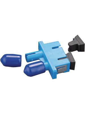 FibreFab - SCSTDUPHBRBLUE - FO adapter ST/SC SingleMode duplex, SCSTDUPHBRBLUE, FibreFab