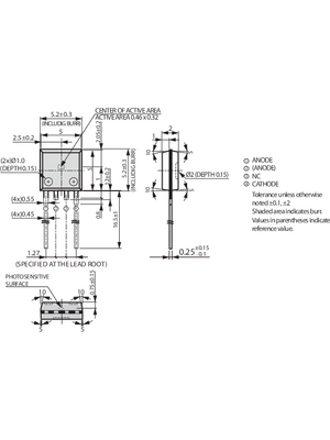 Hamamatsu - S9066-111 - Ambient light sensor 560 nm 0.27 mA, S9066-111, Hamamatsu