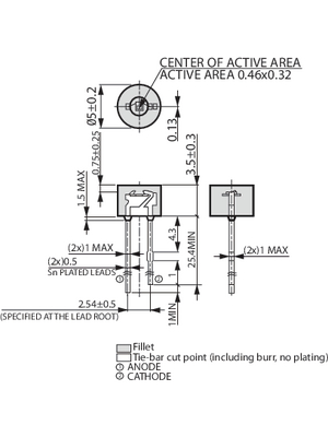 Hamamatsu - S9648-100 - Ambient light sensor 560 nm 0.26 mA, S9648-100, Hamamatsu