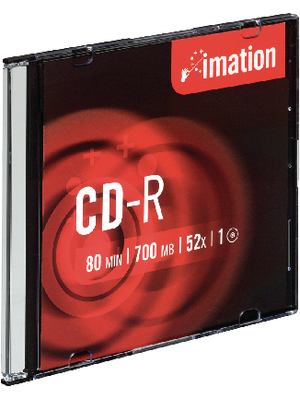 Imation - 18645 - CD-R 700 MB 10x Slim Case, 18645, Imation