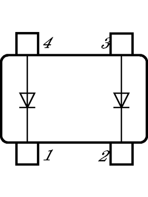 Infineon - BAS28 - Diode SOT-143 75 V PU=Reel of 1000 pieces, BAS28, Infineon