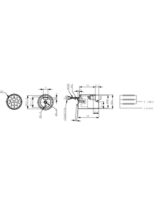 Kingbright - BL0106-15-28 - IR LED cluster 940 nm 26 mm, BL0106-15-28, Kingbright