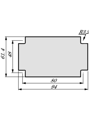 Kunze Folien GmbH - KU-ALF5-0H-KS-61,4X106,4MM-L - Heat conducting film SEMITRANS3, KU-ALF5-0H-KS-61,4X106,4MM-L, Kunze Folien GmbH