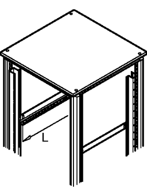Pentair Schroff - 22127-094 - Guide rail, 22127-094, Pentair Schroff