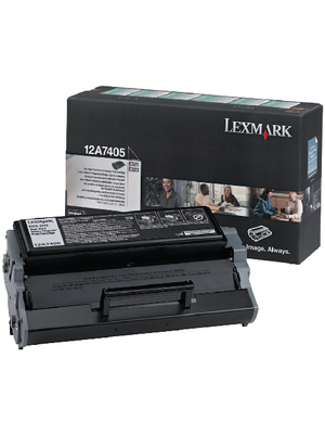 Lexmark - 12A7405 - High Capacity Toner black, 12A7405, Lexmark
