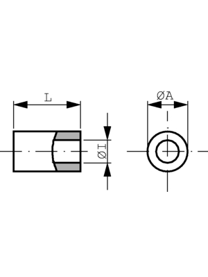 CCB Composants S.A. - 620934060002 - Round spacer 2 mm 6.0 mm, 620934060002, CCB Composants S.A.