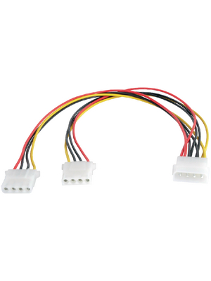 Maxxtro - AA-529-1 - Power cable 2x 31/2" HDD 0.40 m, AA-529-1, Maxxtro