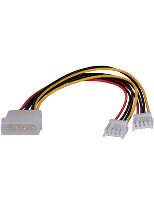 Maxxtro - AA-531 - Power cable 2x 31/2" FDD 0.20 m, AA-531, Maxxtro