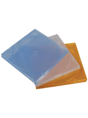 Maxxtro - MX-TJC5201T-10 - Slimline CD case 10Stk.,coloured, MX-TJC5201T-10, Maxxtro