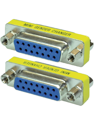 Maxxtro - PB-379 - Mini gender changer DB15 f C f, PB-379, Maxxtro