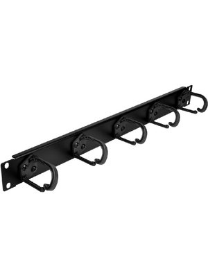 Maxxtro - SY507-S - 19 cable manager 1 HE 5 front eyelets, SY507-S, Maxxtro