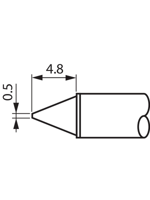 Metcal - STTC-016 - Soldering tip Conical 330 C, STTC-016, Metcal