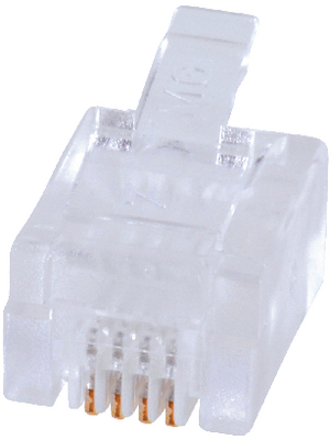 Molex - 900750035 - Modular plug short RJ12 6P4C unshielded, 900750035, Molex