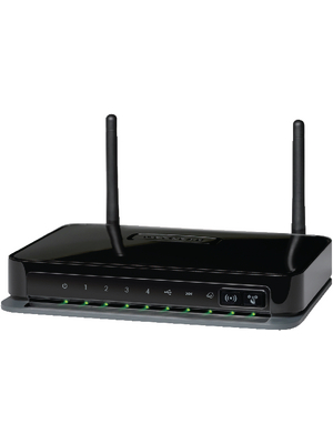 Netgear - DGN2200-100PES - WLAN ADSL Gateway 802.11n/g/b 300Mbps, DGN2200-100PES, Netgear