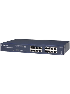Netgear - JGS516-200EUS - Switch 16x 10/100/1000, Desktop / 19", JGS516-200EUS, Netgear
